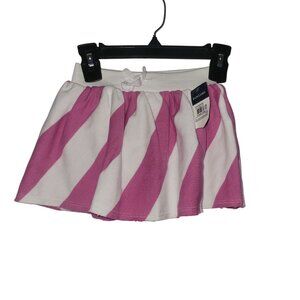 Ralph Lauren Baby Girls Pink & White Striped Skirt With Bloomers Size 24M Cotton
